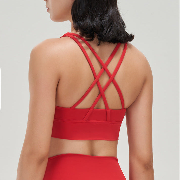 Core Red Sports Bra