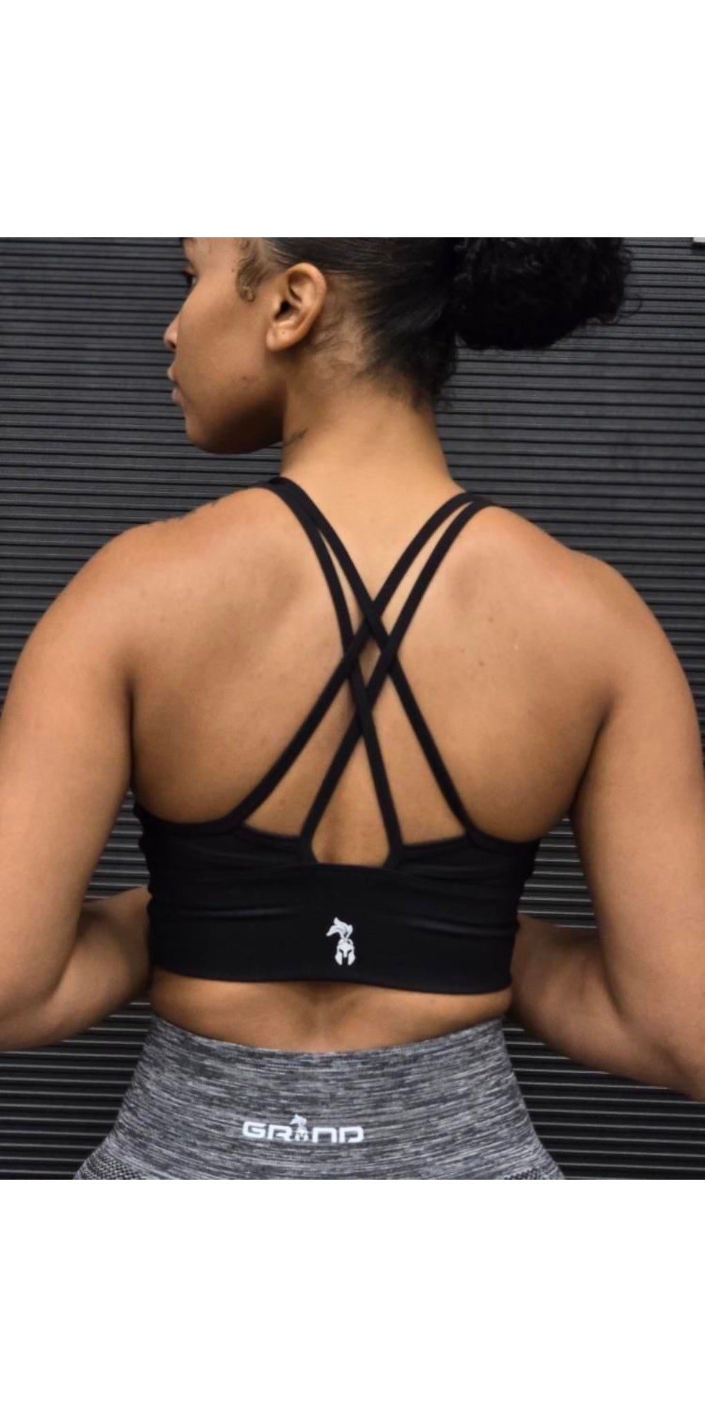 Core Black Sports Bra