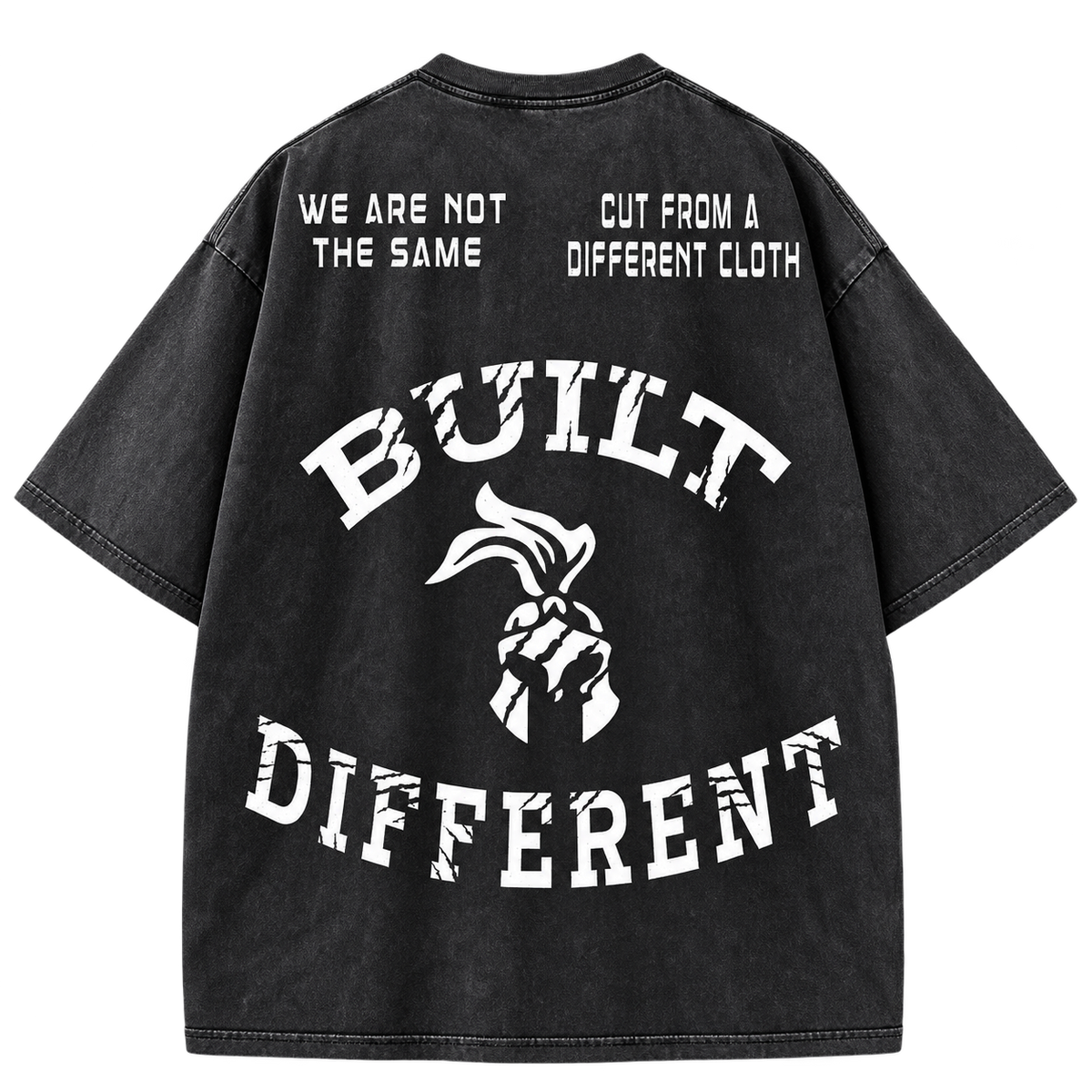 Built Different Lion Tee - Vintage Wash