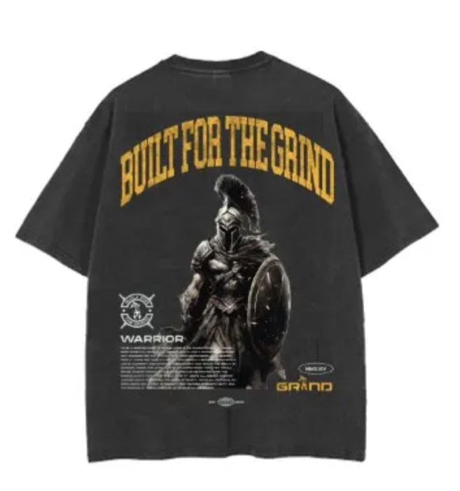 No Retreat No Surrender Ash Washed Tee