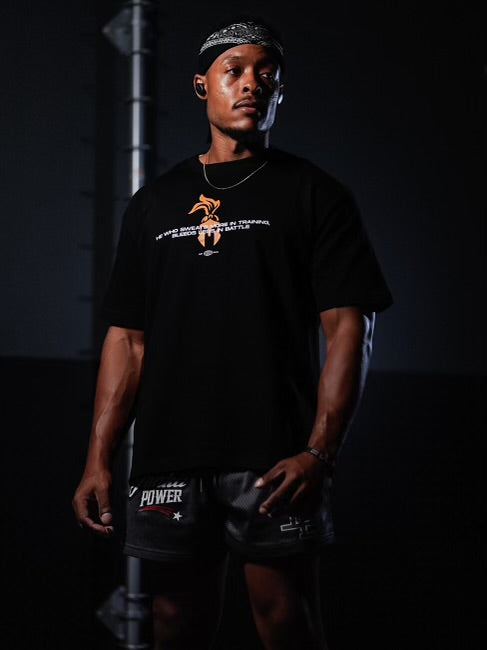 No Retreat No Surrender Black Tee