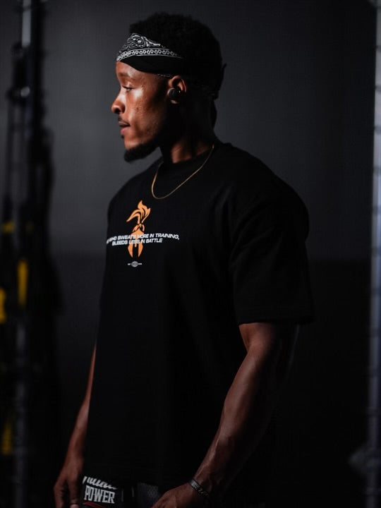 No Retreat No Surrender Black Tee