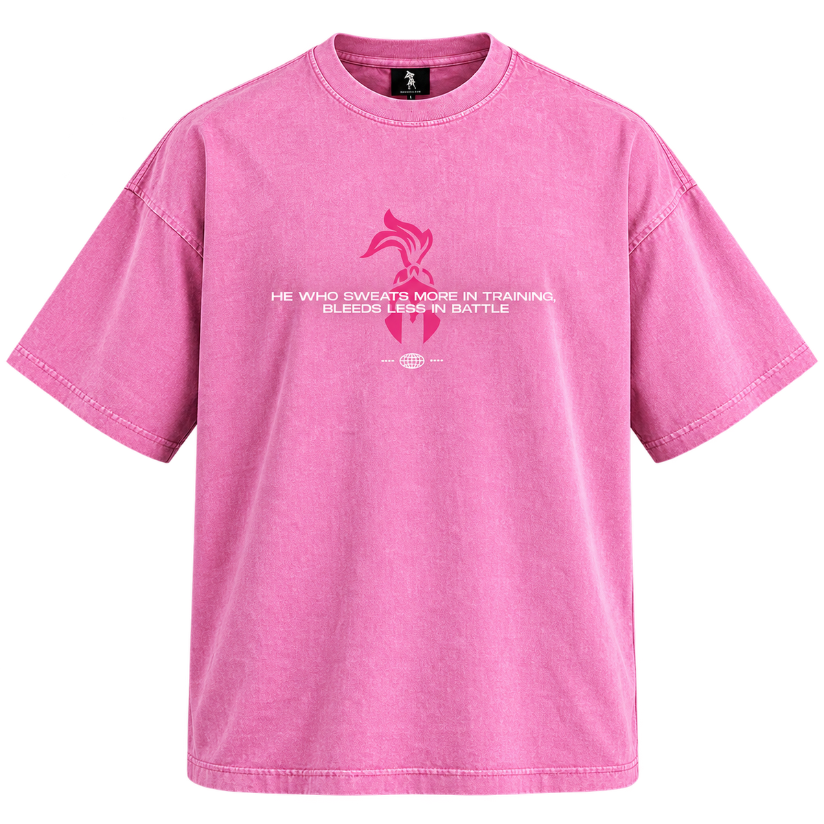 Warrior Tee - Pink/Pink Washed
