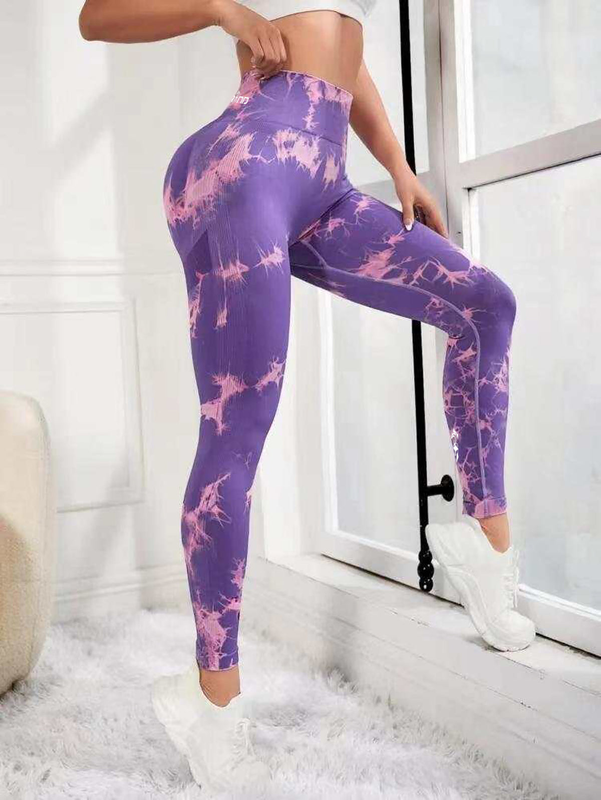Purple Splash leggings