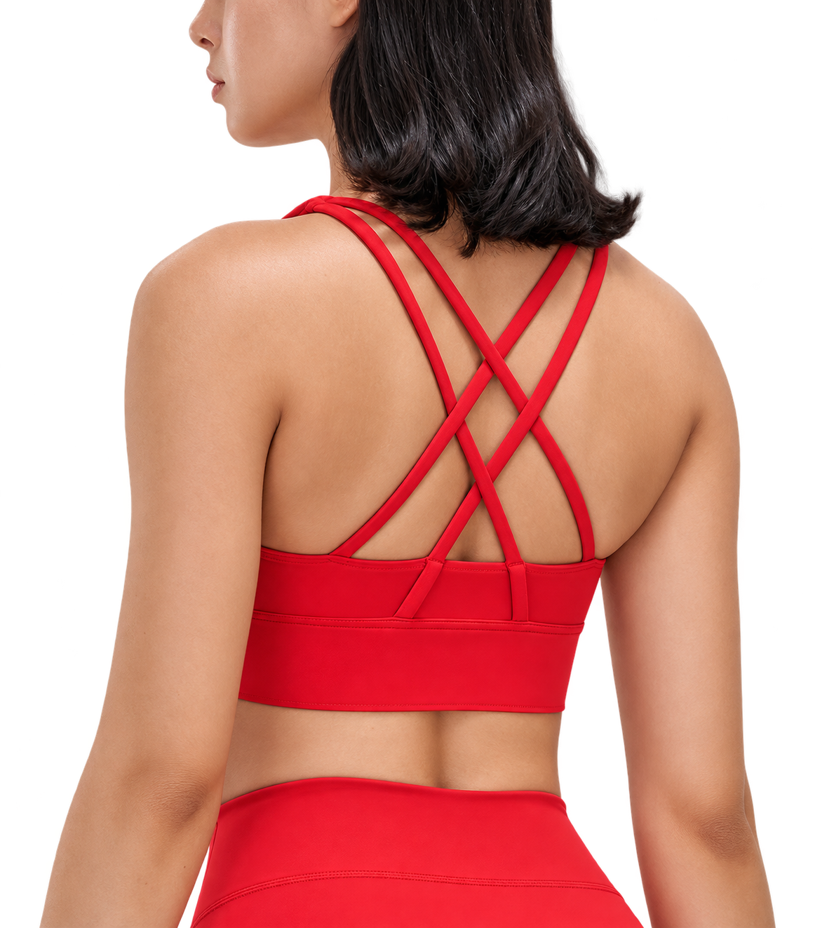 Core Red Sports Bra