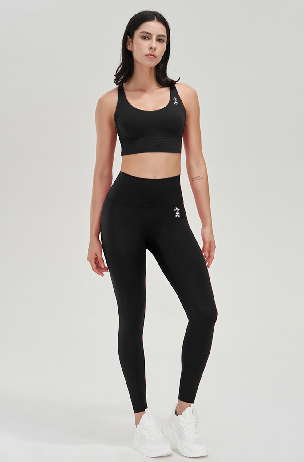 Core Black Sports Bra