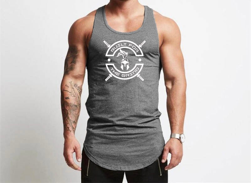 Gray Athletic Tank Top