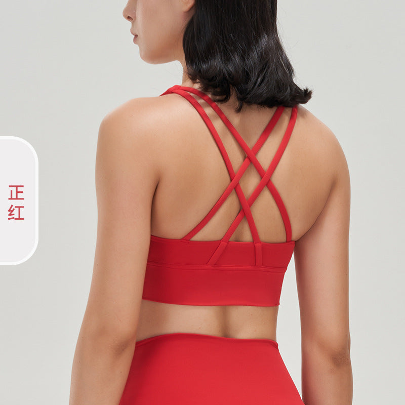 Core Red Sports Bra