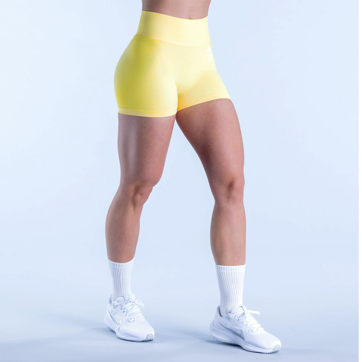 Yellow SculptFlex Seamless Shorts