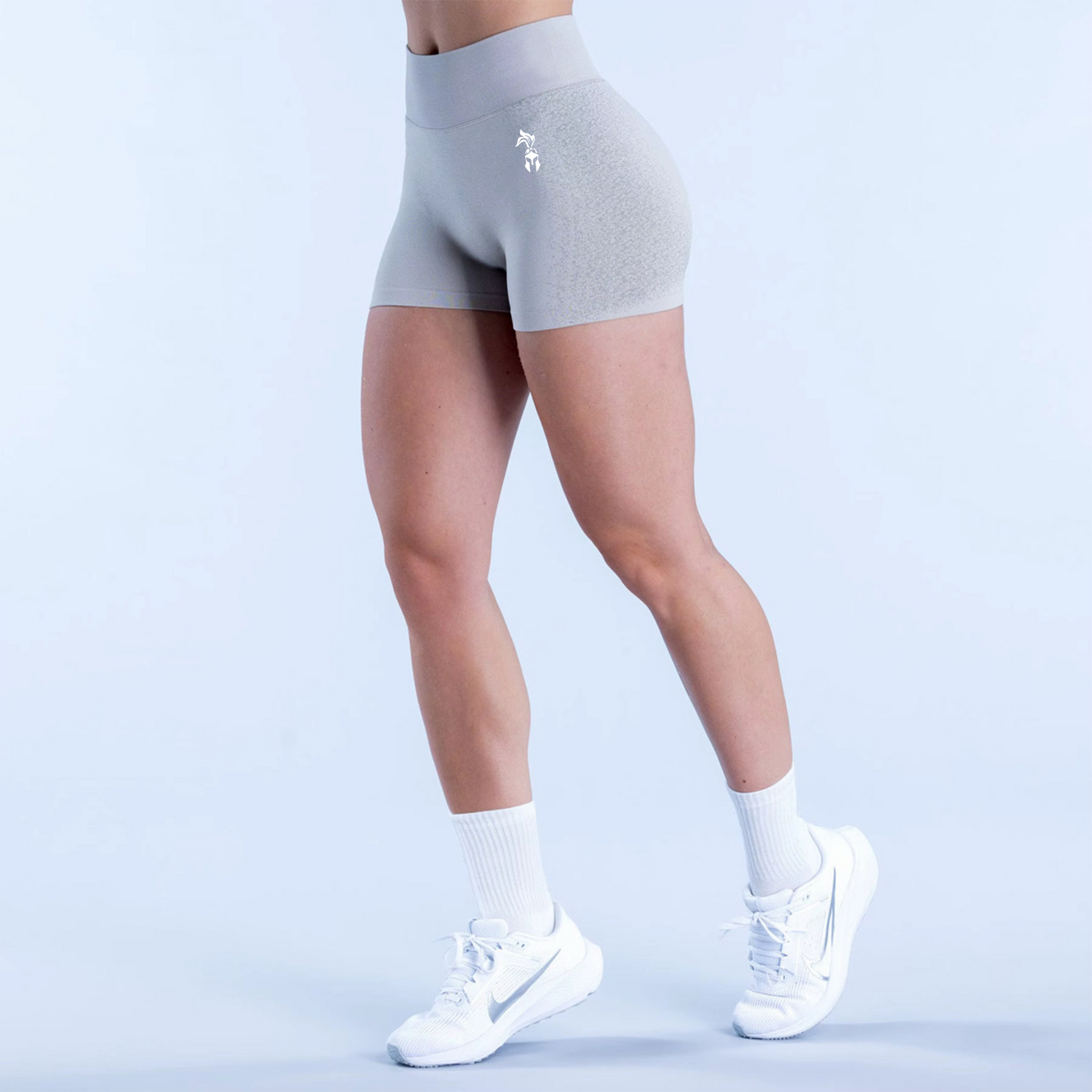 Grey SculptFlex Seamless Shorts