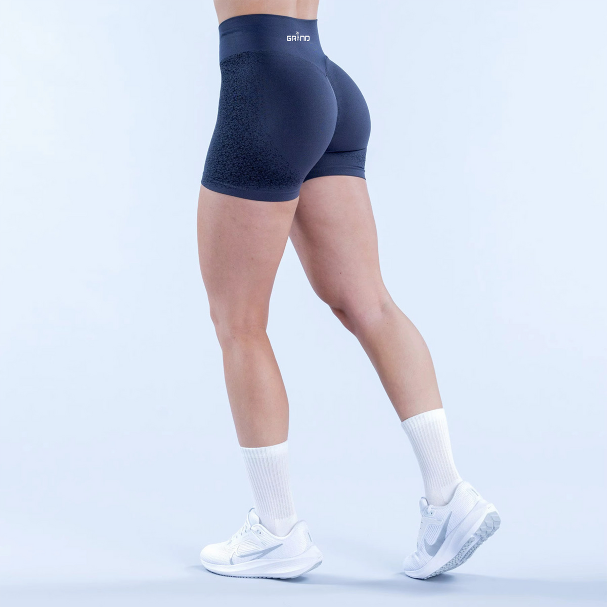 Black SculptFlex Seamless Shorts