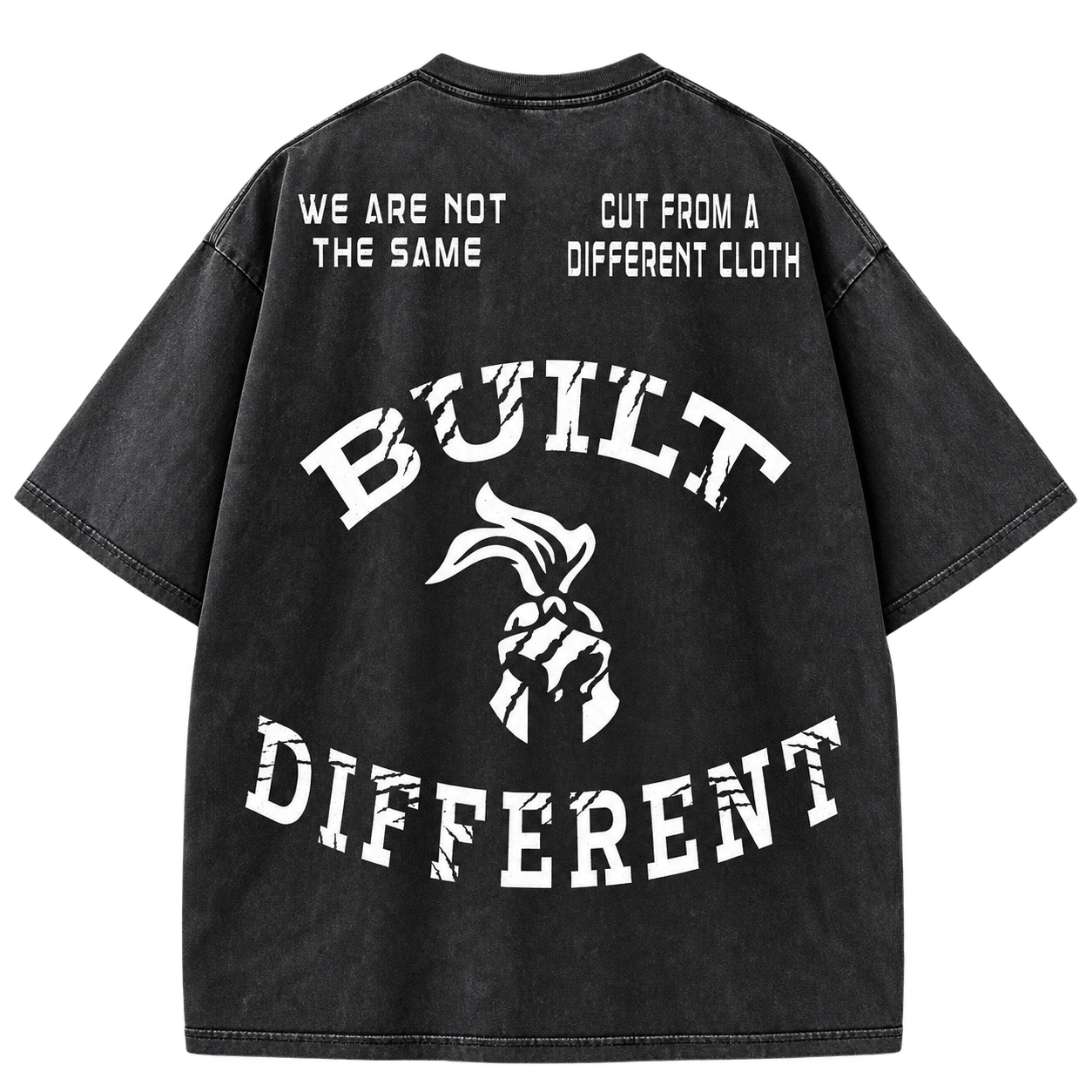 Built Different Lion Tee - Vintage Wash