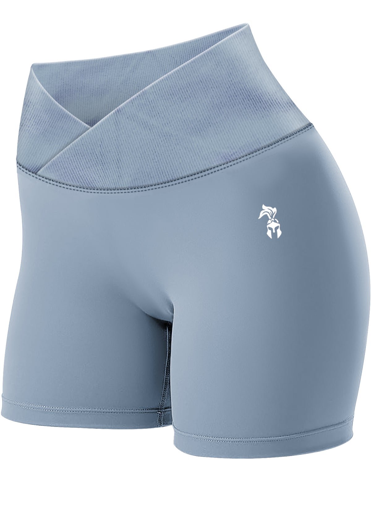 Grey V Front Shorts