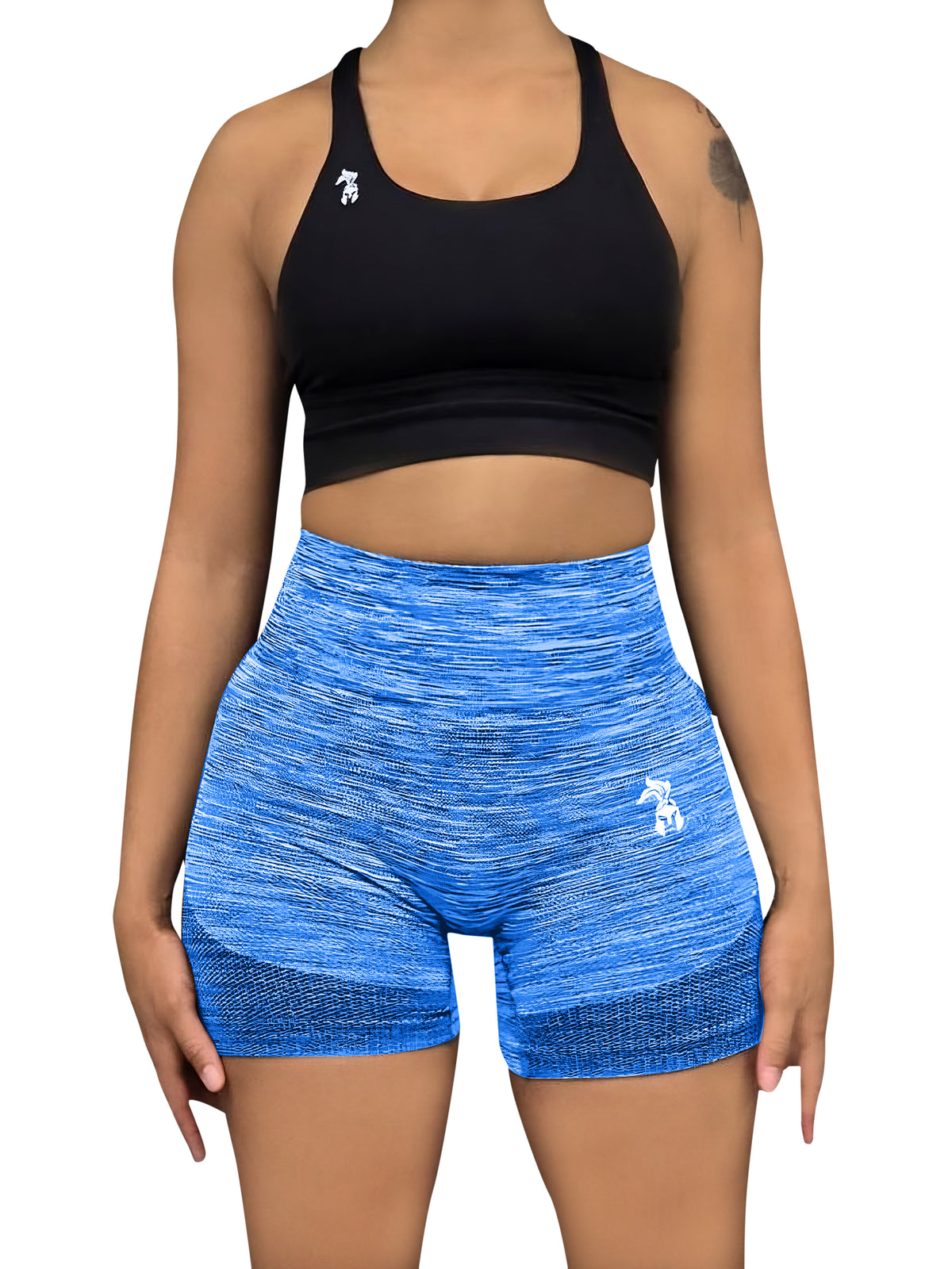 Blue Womens Athletic Shorts