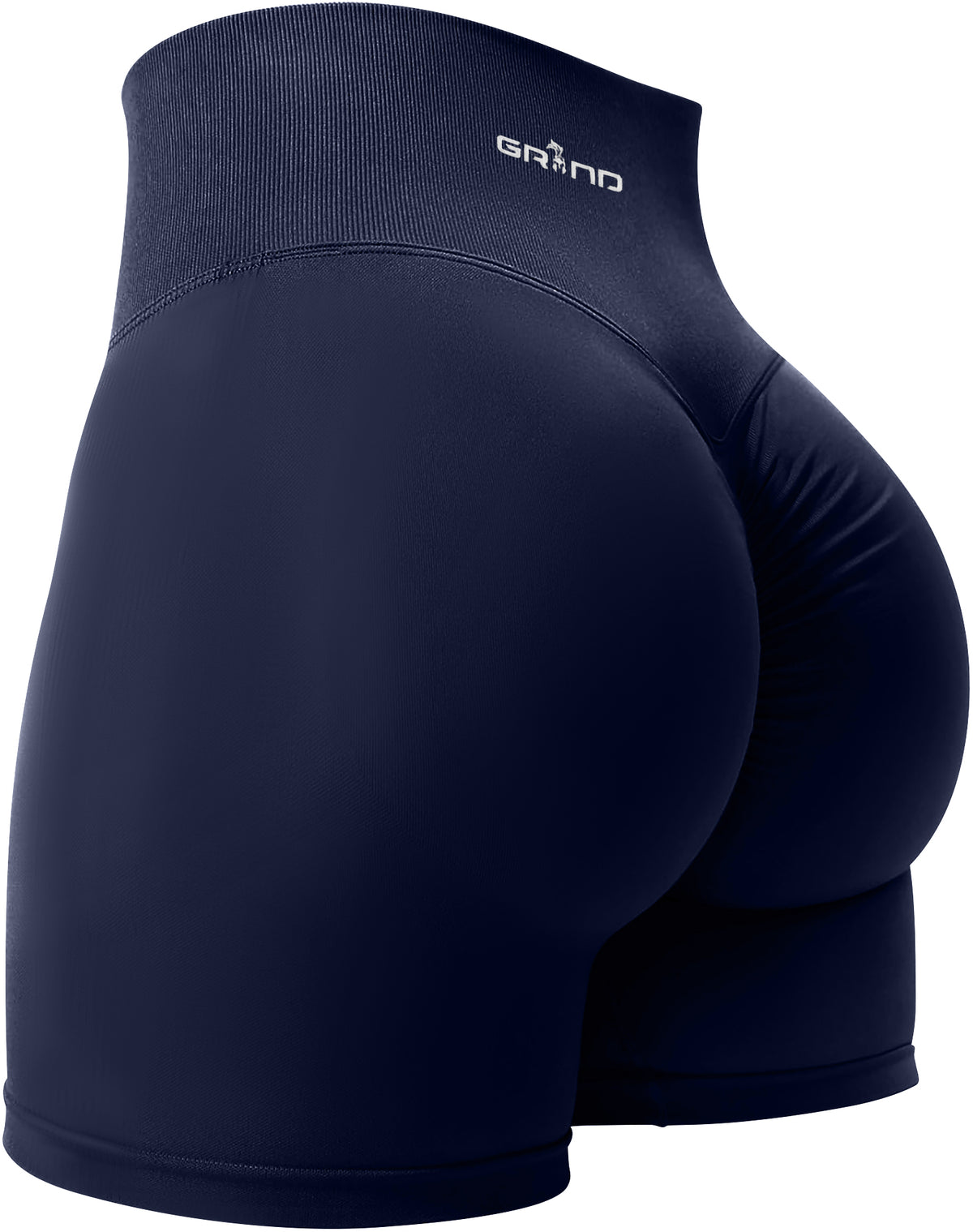 Navy V Front Shorts