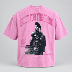 Warrior Tee - Pink Washed W/ Pink