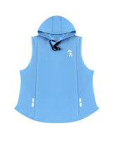 Blue Sleeveless Hoodie