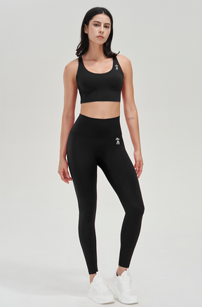 Core Black Sports Bra